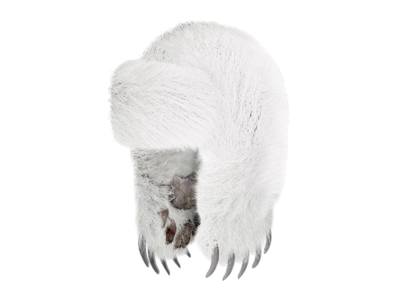 Bravest Studios Bear Claw Hat White