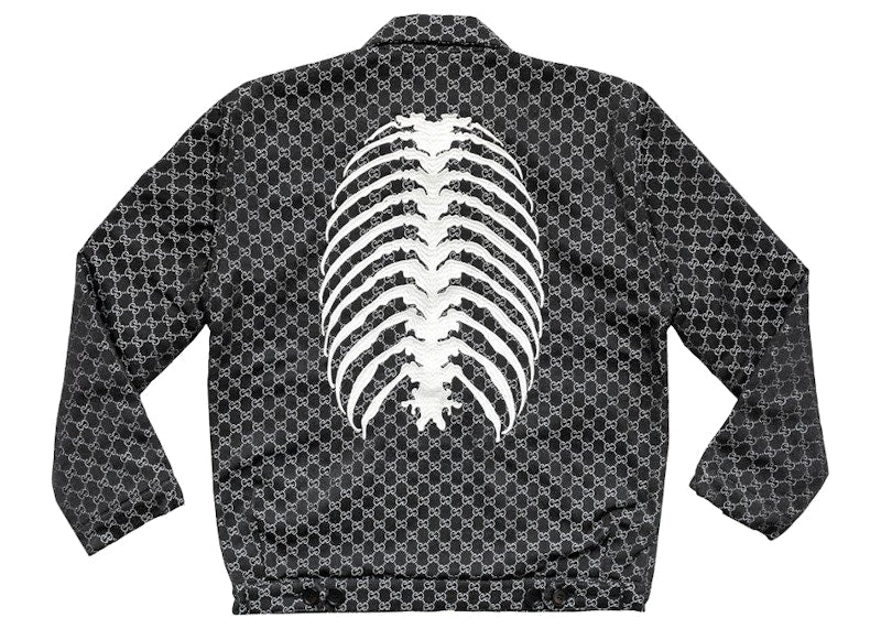Bravest Studios Jacquard Bones Jacket Black