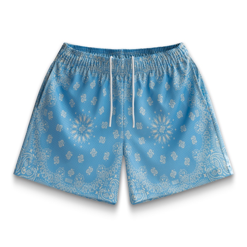 Bravest Studios Paisley Shorts Light Blue