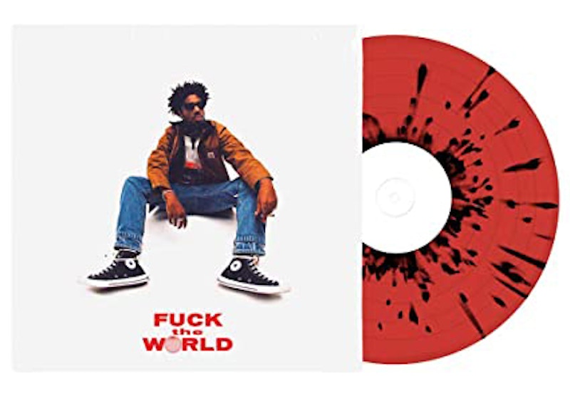 Brent Faiyaz Fuck The World Limited Edition LP Vinyl Red & Black Splatter