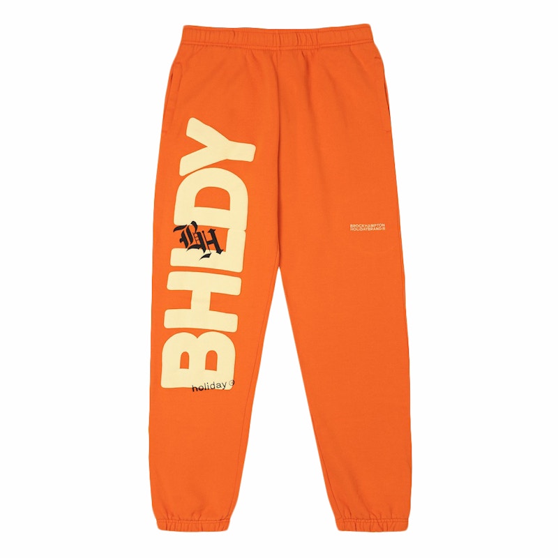 Brockhampton x Holiday BHLDY Sweatpants Orange