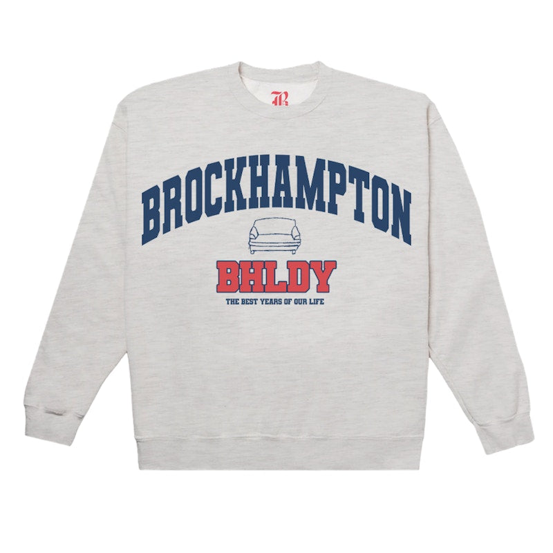 Brockhampton x Holiday Reversible Crewneck White