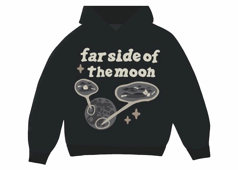 Broken Planet Far Side of the Moon Hoodie Soot Black