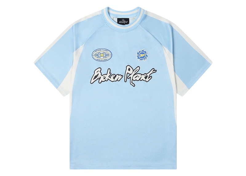 Broken Planet Football Jersey Light Blue
