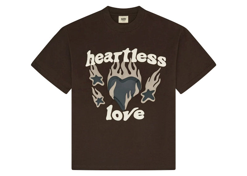 Broken Planet Heartless Love T-shirt Mocha Brown
