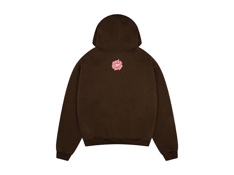Broken Planet It Starts With Luv Hoodie Mocha Brown