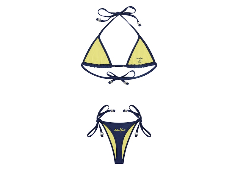 Broken Planet Logo Bikini Navy Blue