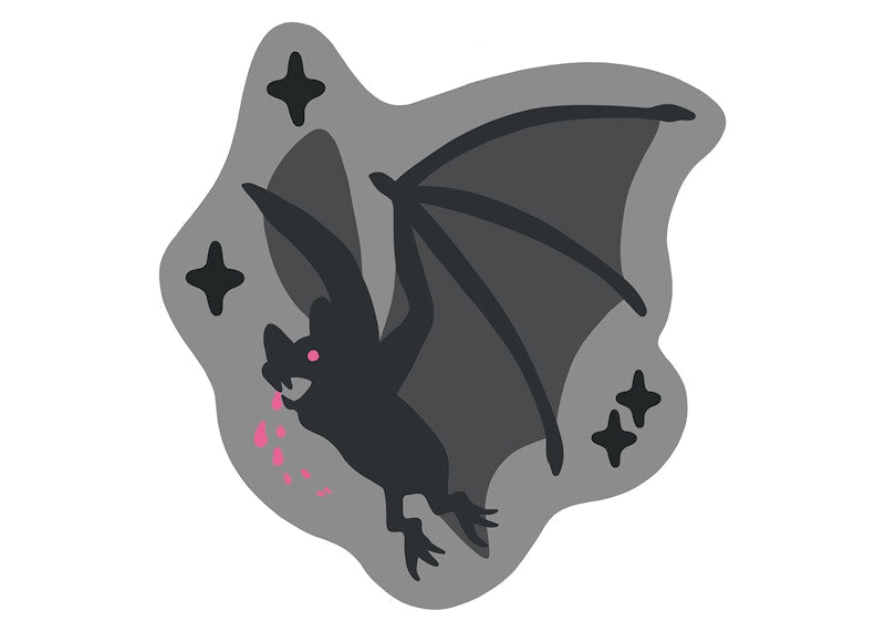 Broken Planet Bat Rug Multi Color