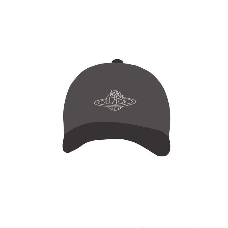 Broken Planet Broken Planet Logo Cap Washed Onyx