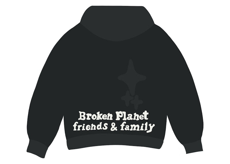 Broken Planet Dark Hours Vol. 2 Hoodie Soot Black