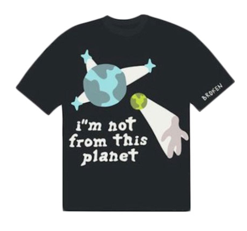 Broken Planet I'm Not From This Planet T-shirt Black