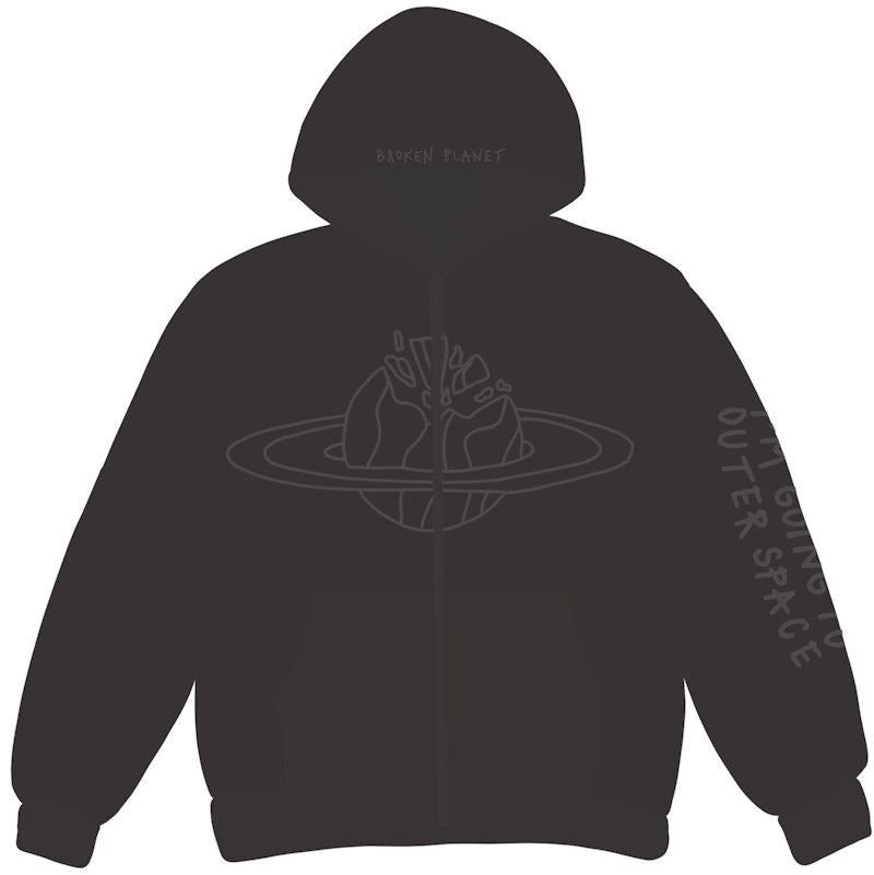 Broken Planet Outer Space Hoodie Onyx