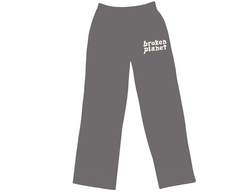 Broken Planet Straight Leg Sweatpants Ash Grey