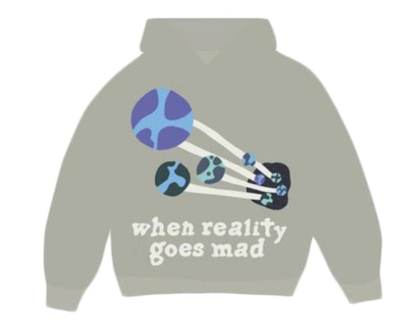 Broken Planet When Reality Goes Mad Hoodie Grey