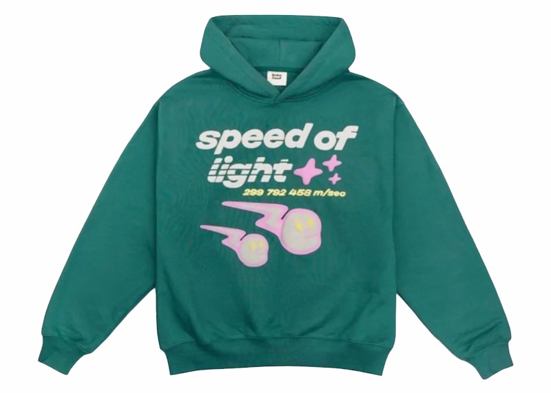 Broken Planet Speed Of Light Hoodie Green