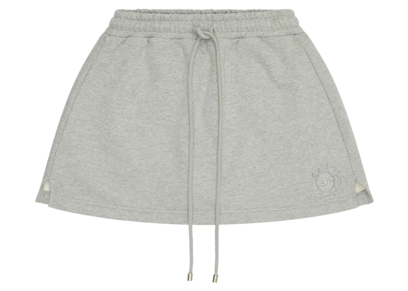 Broken Planet Sun Logo Skirt Heather Grey