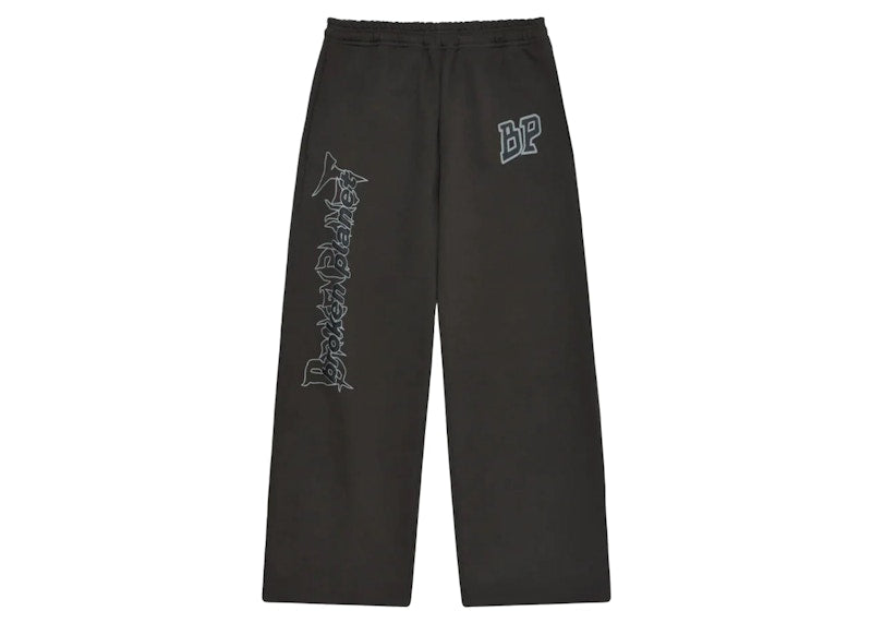 Broken Planet Wide Leg Sweatpants (FW23) Soot Black