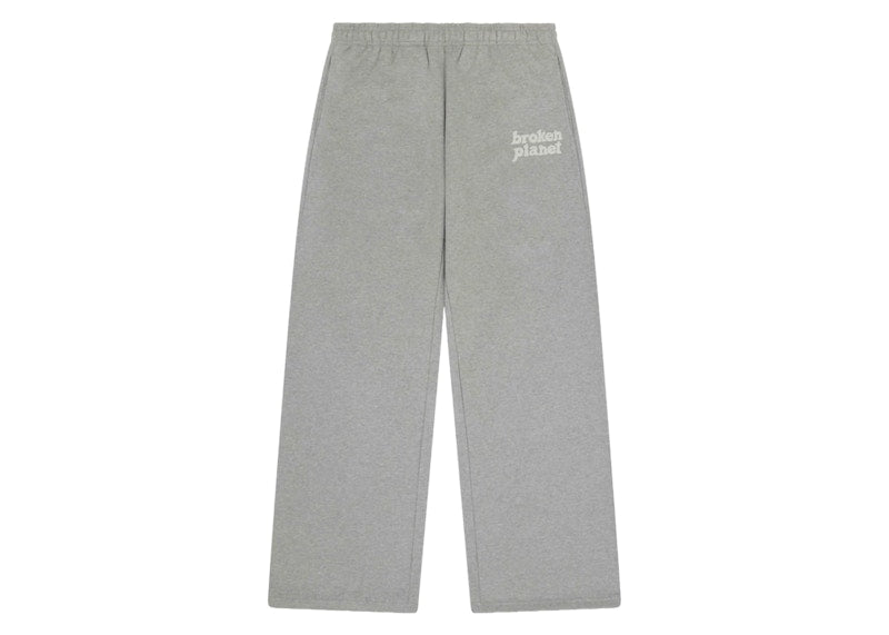 Broken Planet Wide-Leg Sweatpants Heather Grey