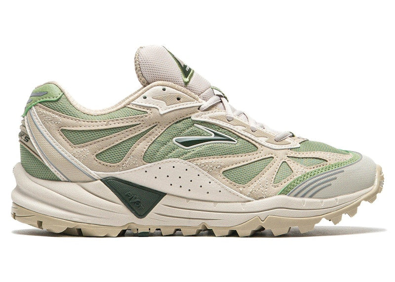 Brooks Cascadia 1 Green Grey Moonbeam