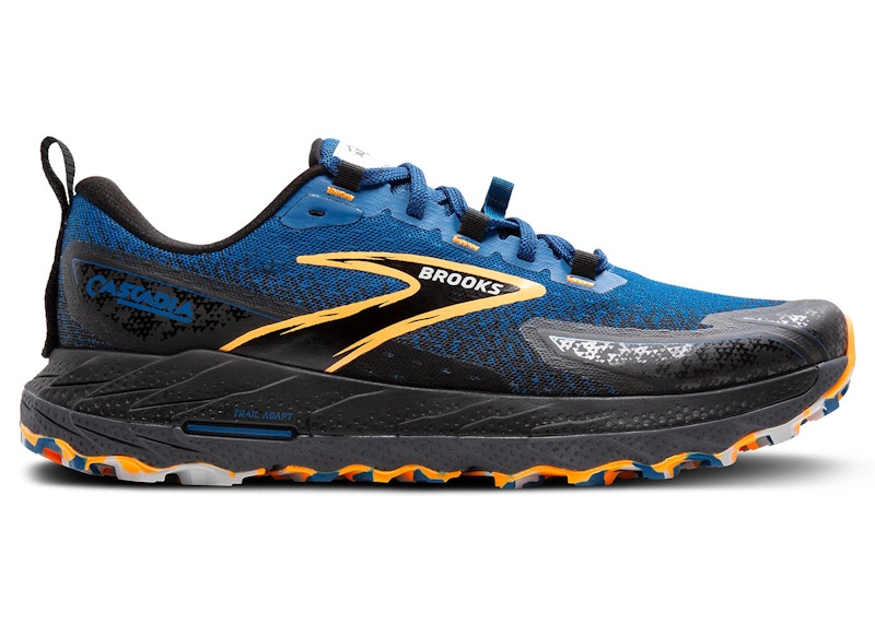 Brooks Cascadia 18 Blue Sapphire Black Orange