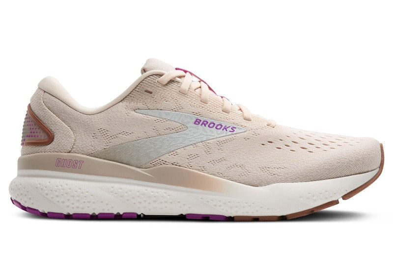 Brooks Ghost 16 Almond Peach Coconut Purple (Women's)
