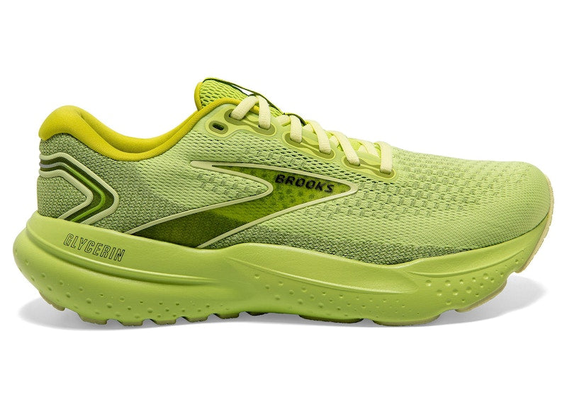 Brooks Glycerin 21 Lovebird Pale Yellow Lime