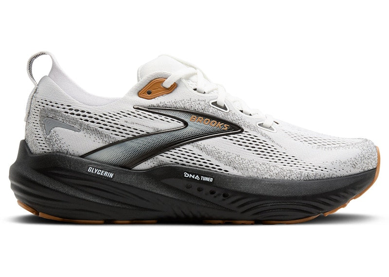 Brooks Glycerin 22 White Grey Black Gum