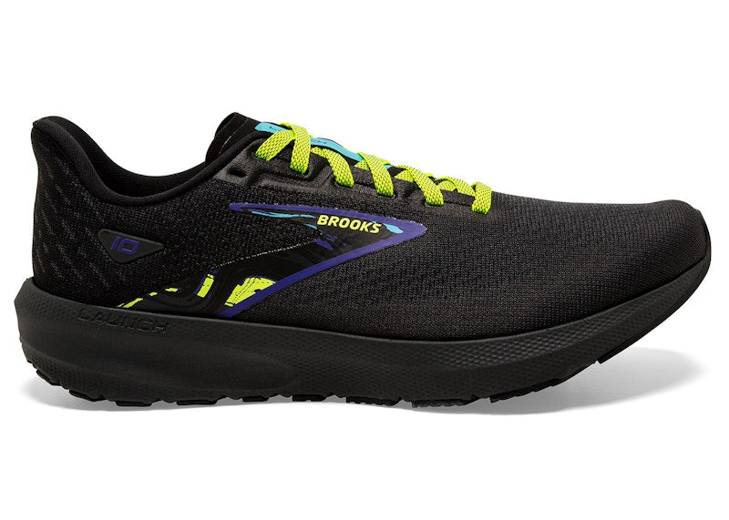 Brooks Launch 10 Black Liberty Ebony