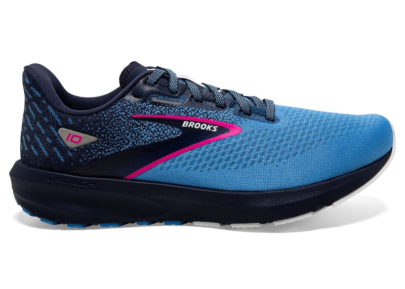 Brooks Launch 10 Peacoat Marina Blue Pink Glo (Women's)