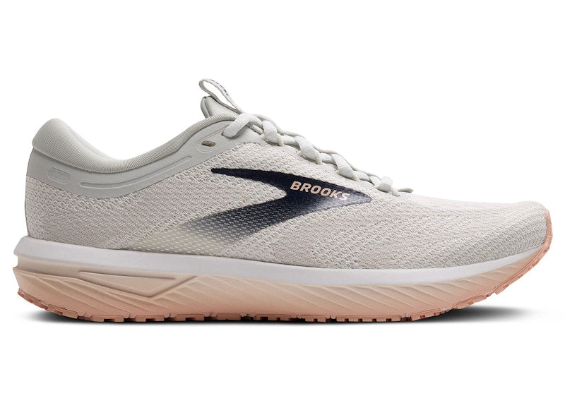 Brooks Revel 7 Oyster White Tropical Peach (Women's)