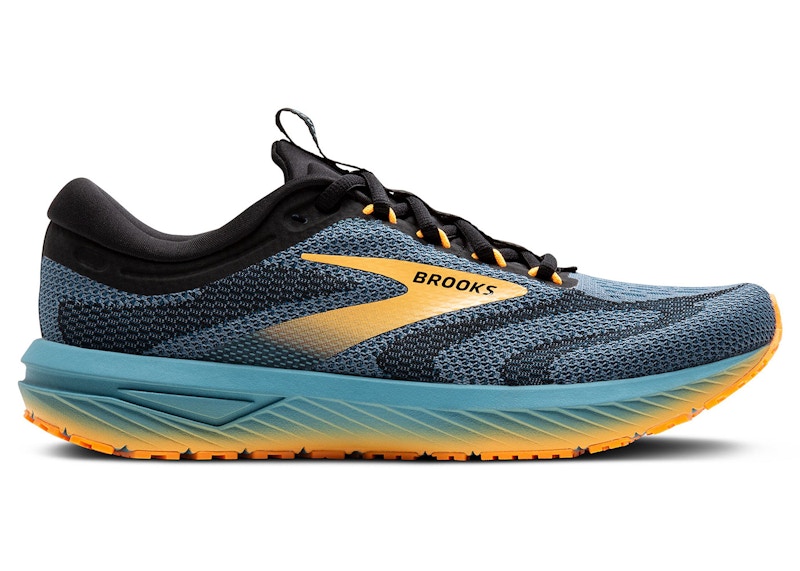 Brooks Revel 7 Storm Blue Black Orange Pop