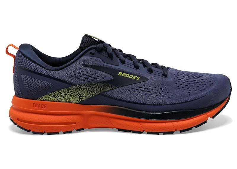 Brooks Trace 3 Iris Red Orange Sulphur
