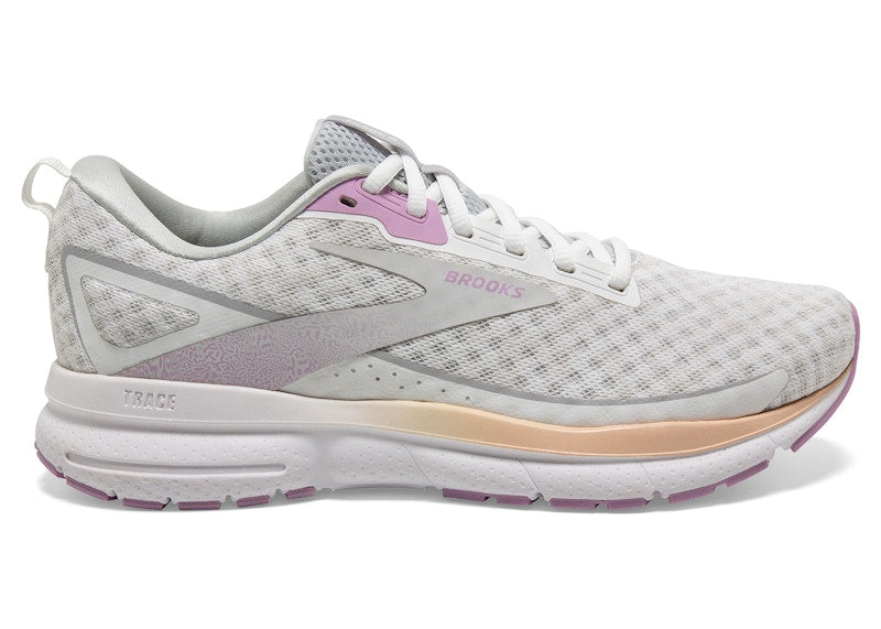 Brooks Trace 3 White Orchid Apricot (Women's)