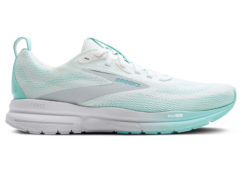 Brooks Trace 4 Bright White Limpet Oyster (Women's)