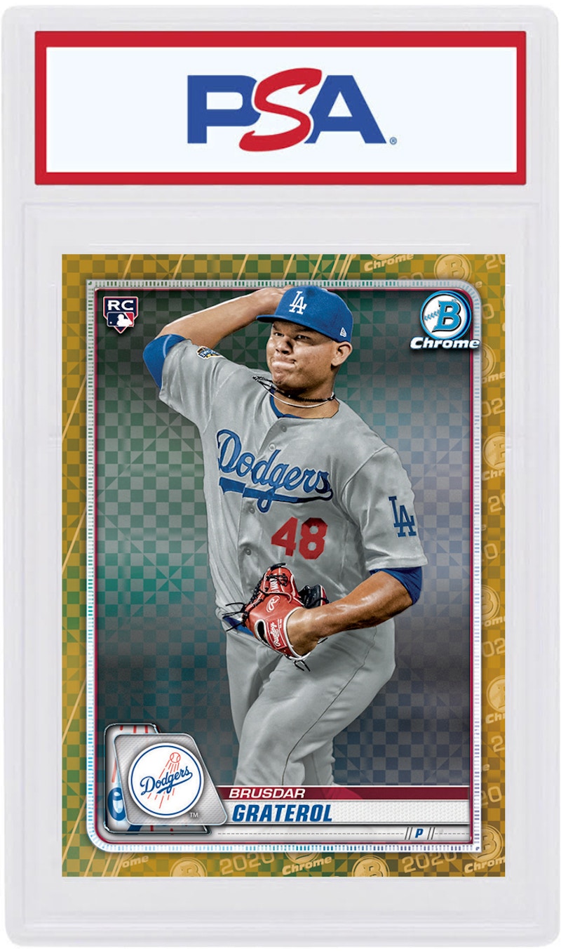 Brusdar Graterol 2020 Bowman Chrome X Rookie Gold X-Fractor /3 #5
