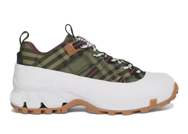 Burberry Arthur Check Cotton Military Green (Women)