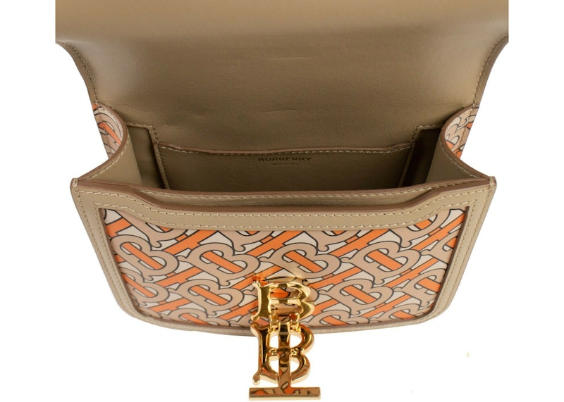 Burberry Bum Belt Bag TB Monogram Beige/Orange