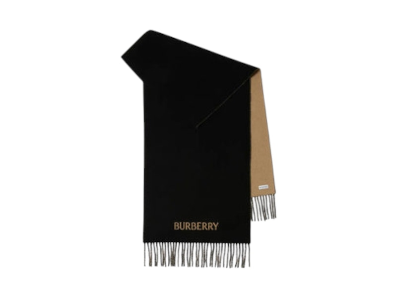 Burberry Cashmere Reversible Scarf Pale Pink