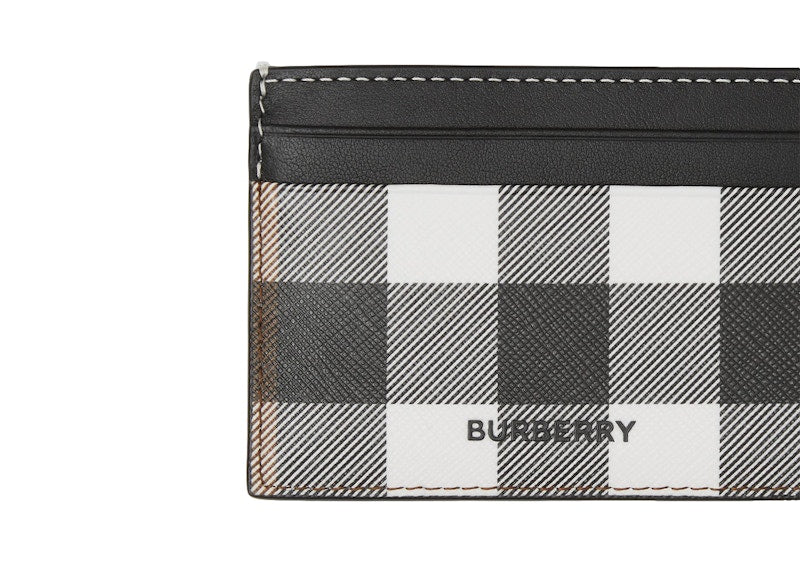 Burberry Check (7 slot) Card Case Dark Birch Brown