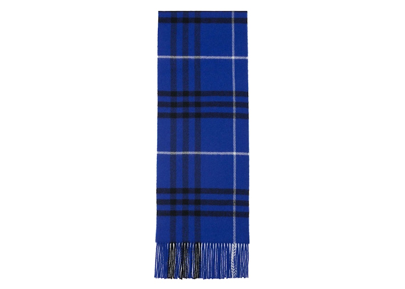 Burberry Check Wool Cashmere Scarf Knight