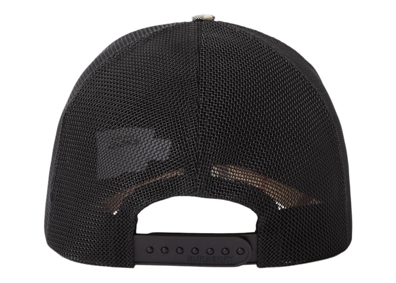 Burberry Check and Mesh Cap Archive Beige