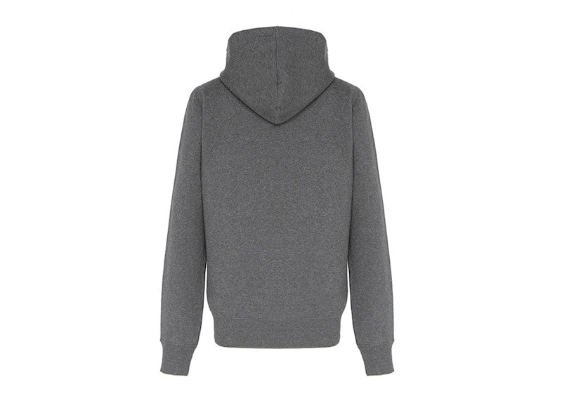 Burberry Clarendon Check Hood Zip Up Hoodie Gray
