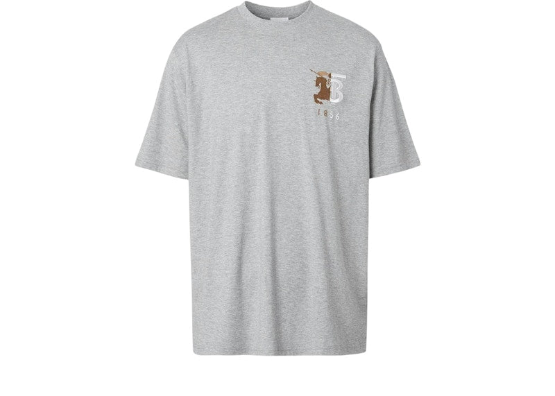 Burberry Contrast Logo T-shirt Grey