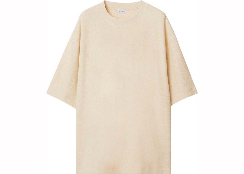 Burberry Cotton Toweling T-Shirt Calico