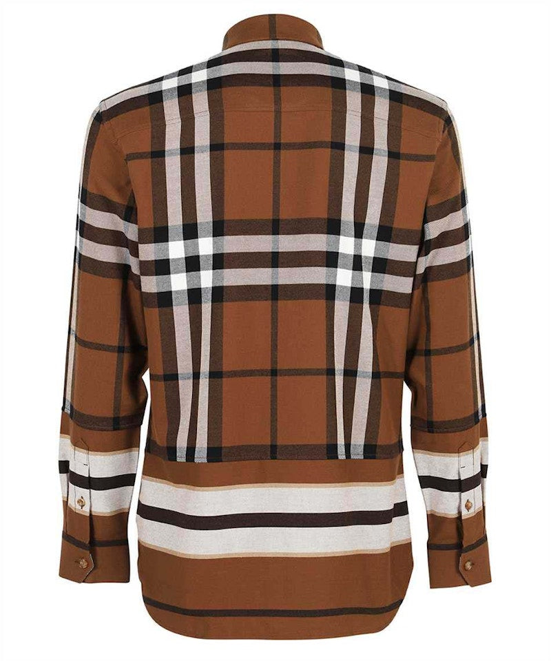 Burberry Creeton Check Shirt Brown