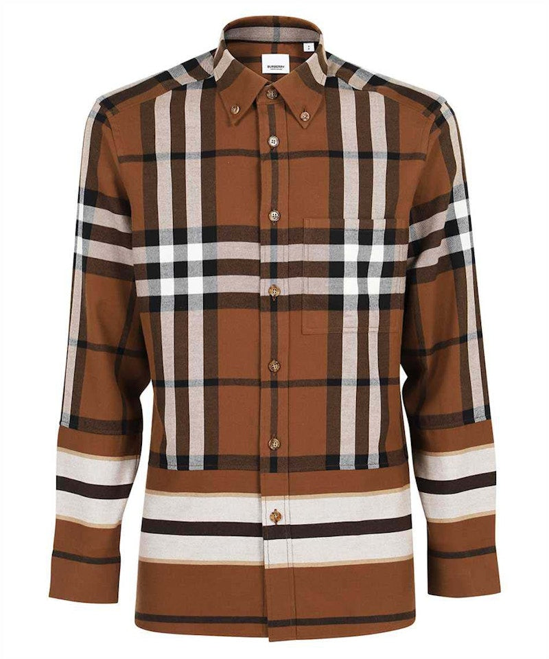 Burberry Creeton Check Shirt Brown