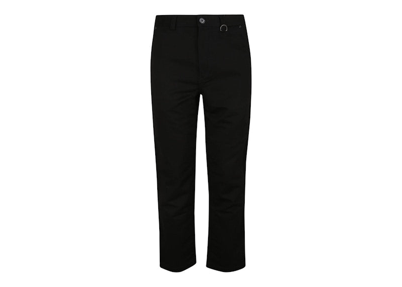 Burberry D-Ring Tailored Straight-Leg Trousers Black