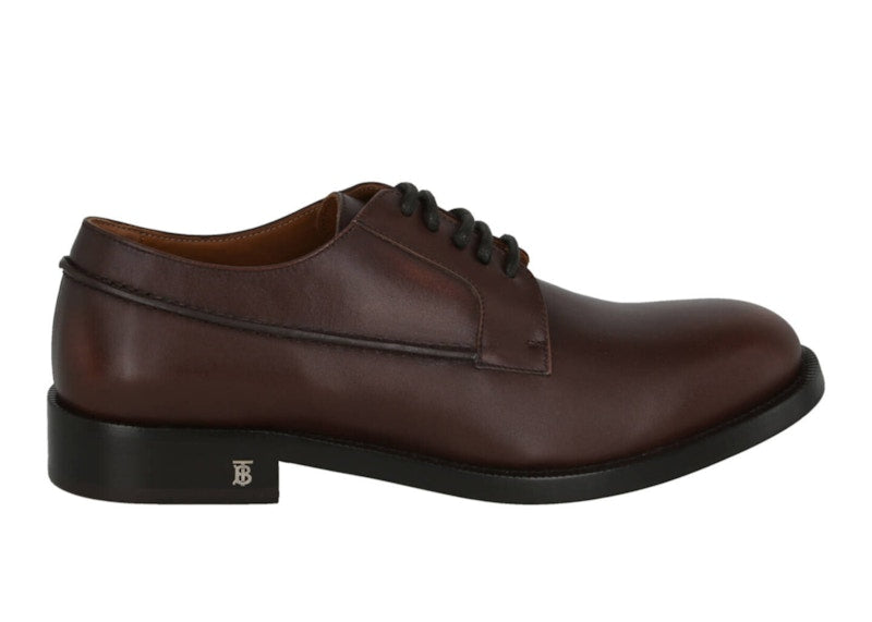Burberry Derby Oxfords Brown Leather