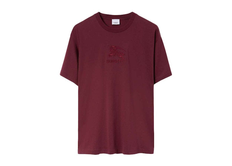 Burberry EKD Cotton T-shirt Deep Crimson