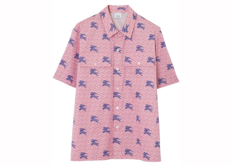 Burberry Ekd TB-Monogram Cotton Shirt Pink
